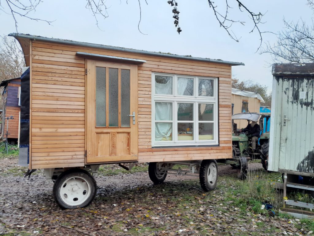 Wohnwagenprojekt in Kranichstein Bild fertiger Wohnwagen